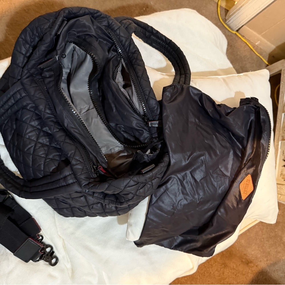MZ Wallace Black Small Metro Deluxe Tote - Picture 10 of 16
